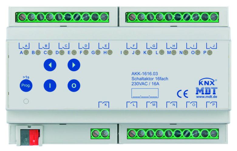 Shop Installateur KNX Schaltaktor 16fach 16A REG