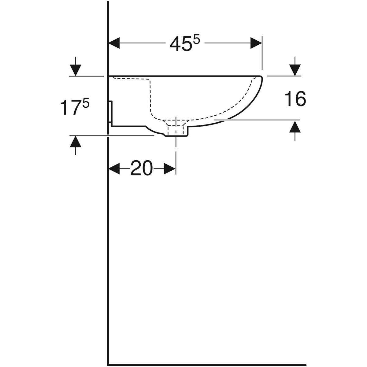 Geberit Allia Paris Wand-Tiefspül-WC 6l spülrandlos weiß 501.430.00.1